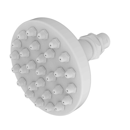 Newport Brass Single Function Shower Head in Matte White 214-52